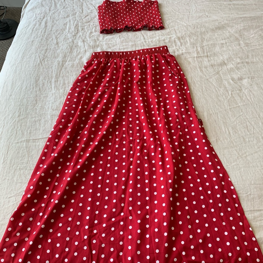 Two Piece Skirt and Tube Top
